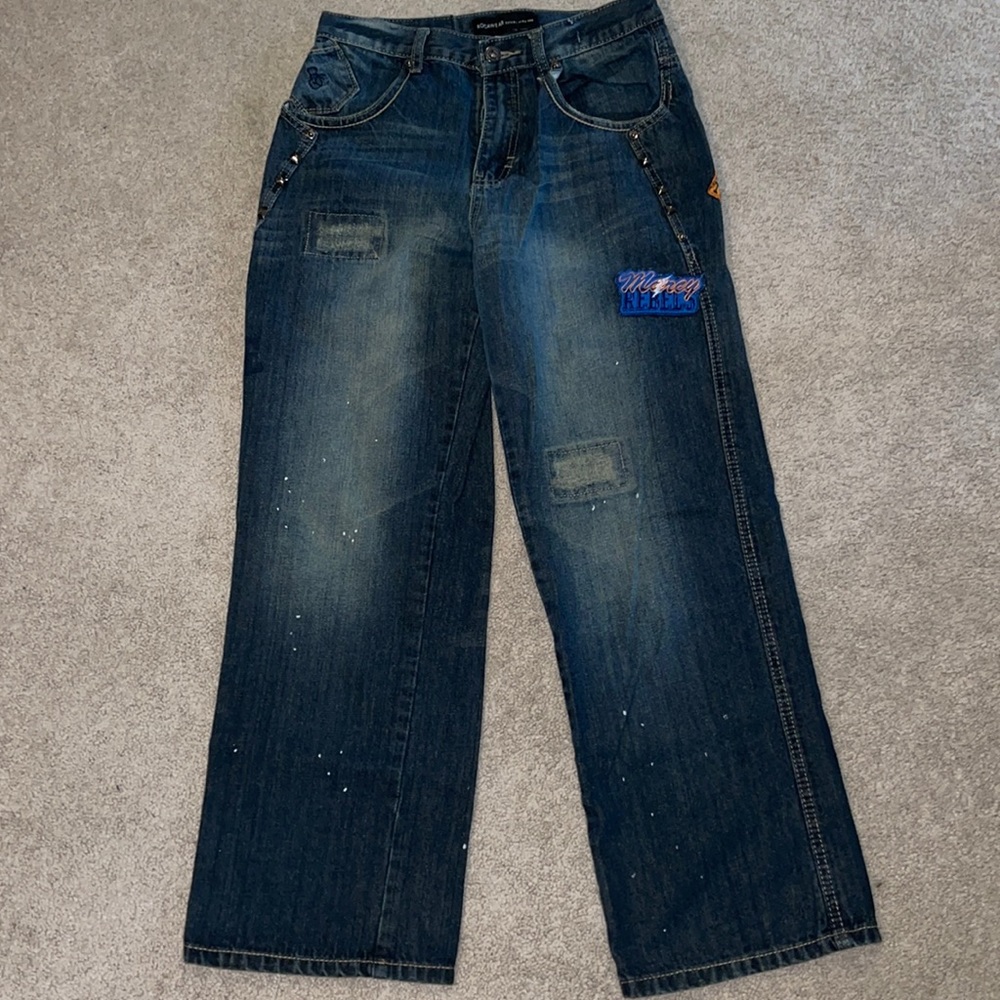 ROCAWEAR Patching Design jeans Boy Size 4 W 29L